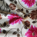 Flower Printed Polyester Velvet African Sofa Cover Fabric